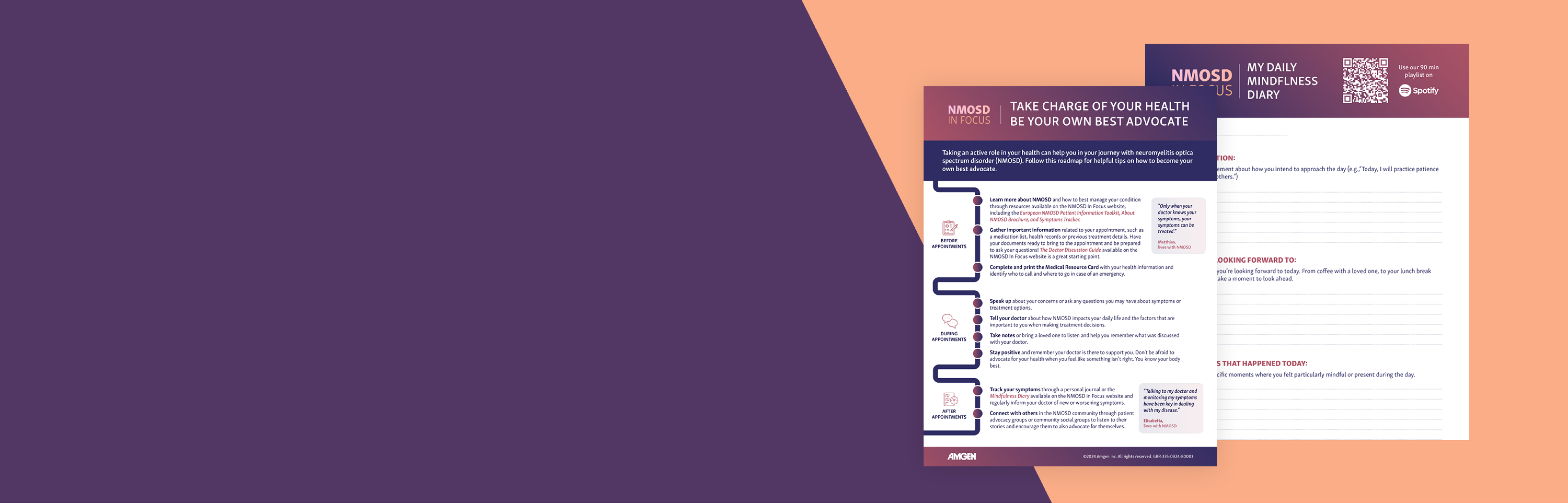 Banner showing resources